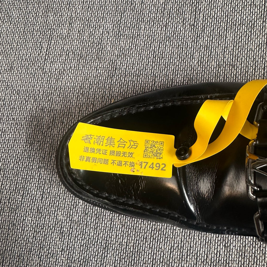 Louis Vuitton Leather Black Loafers