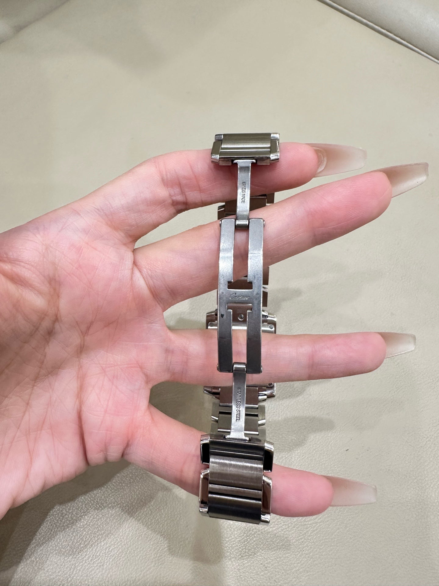 Cartier Tank Quartz watch 30 x 25 millimeters WSTA0005