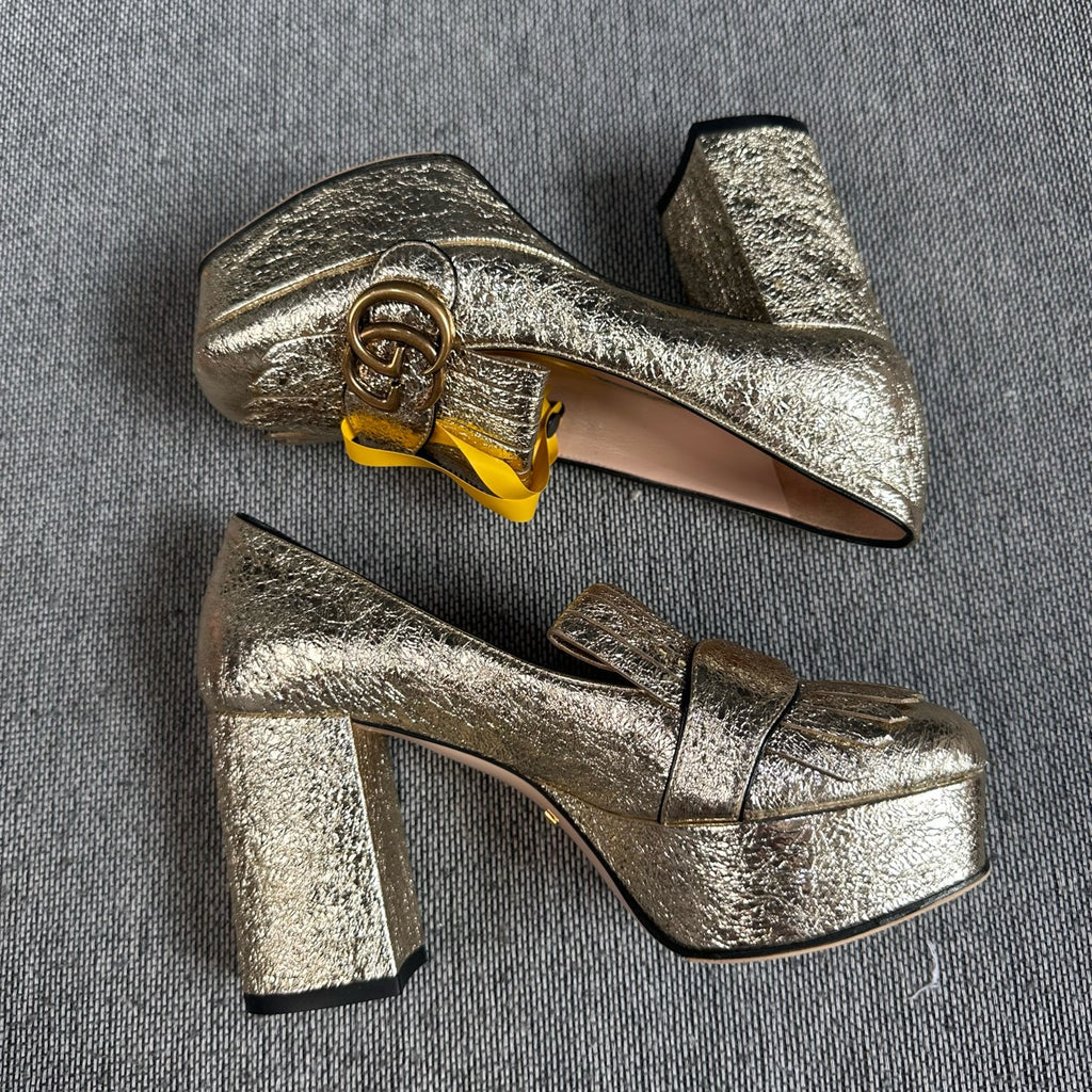 Gucci Metal Loafers