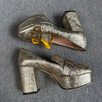 Gucci Metal Loafers