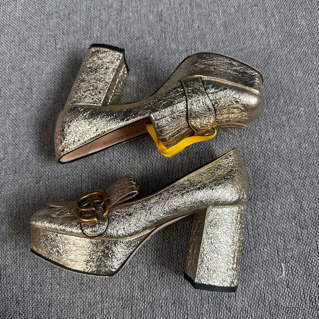 Gucci Metal Loafers