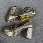 Gucci Metal Loafers