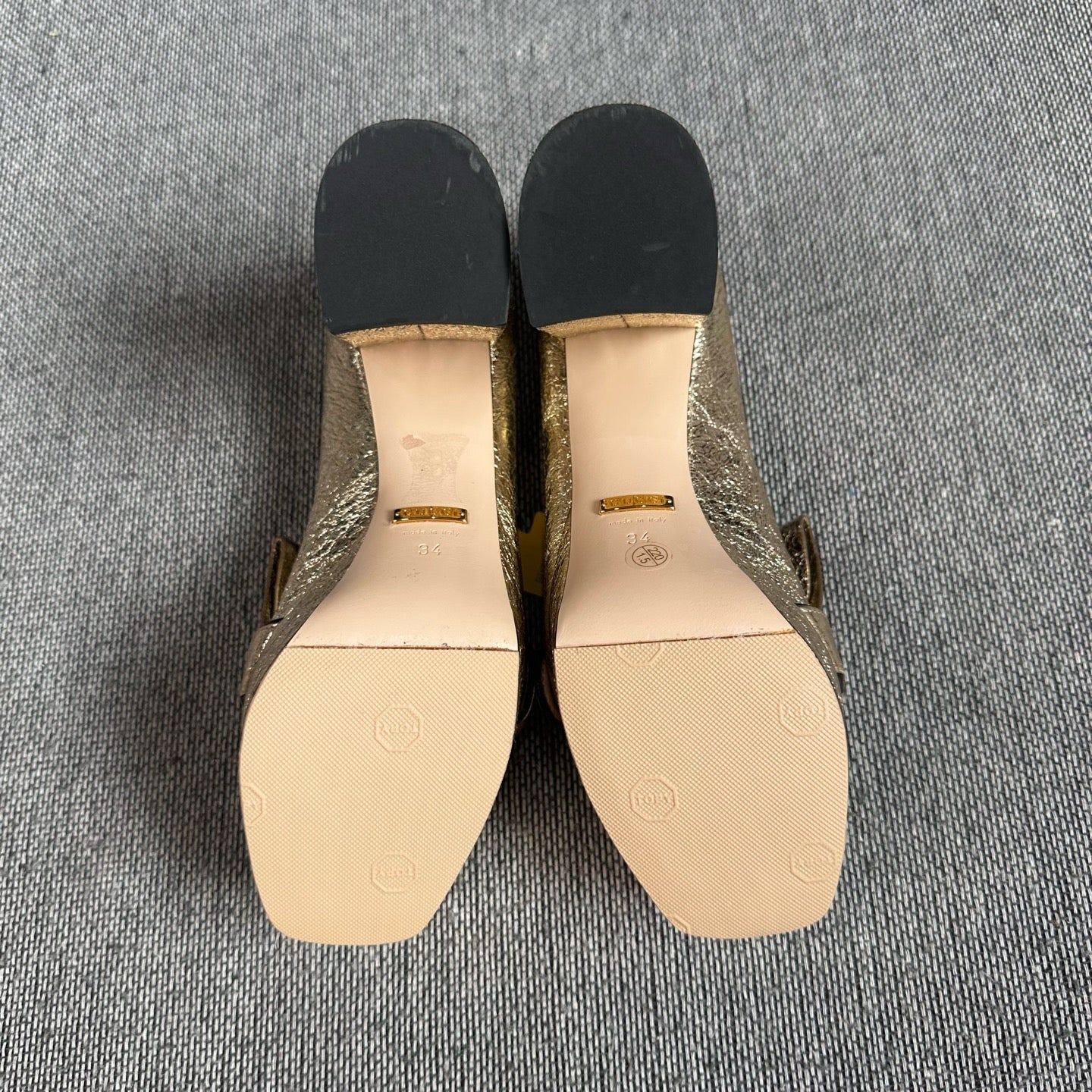 Gucci Metal Loafers