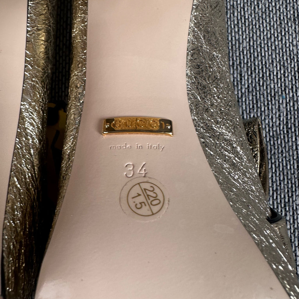 Gucci Metal Loafers