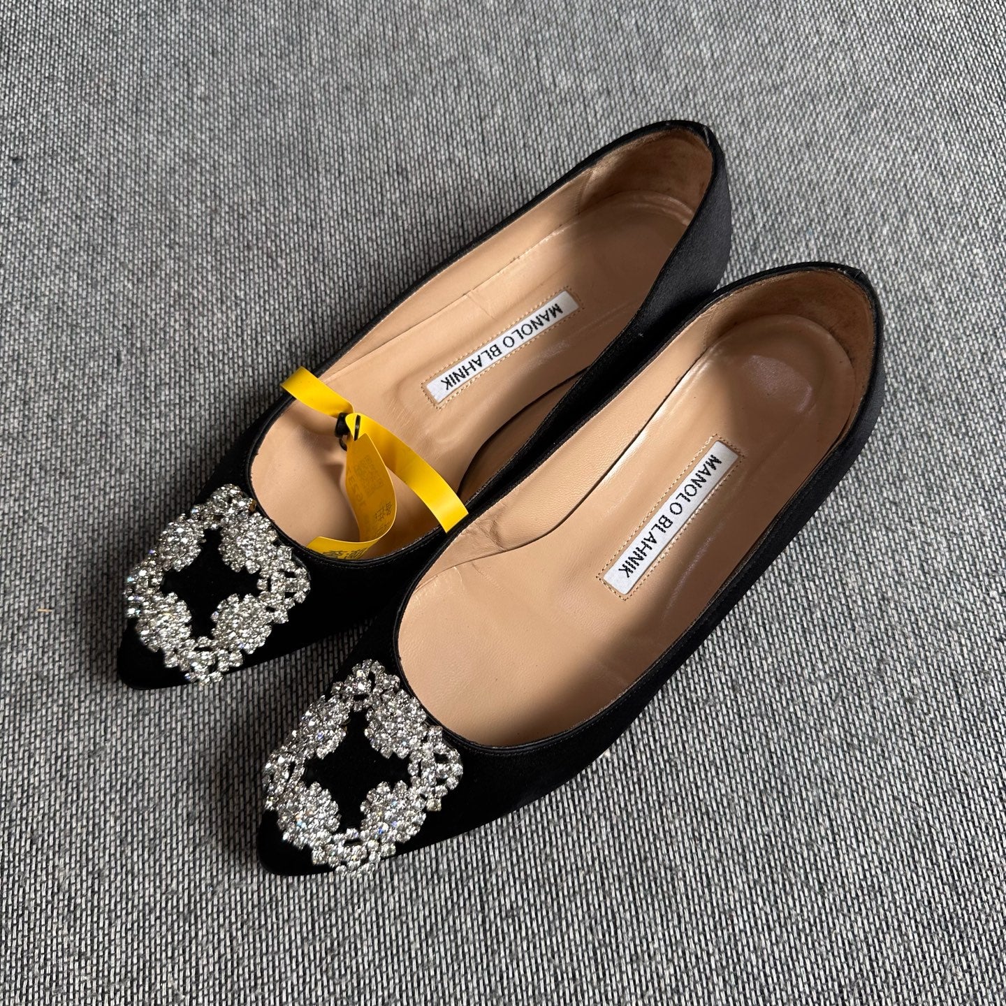 空白 Black Flat shoes