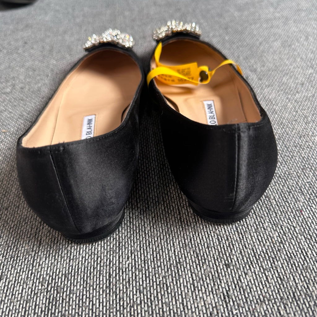 空白 Black Flat shoes