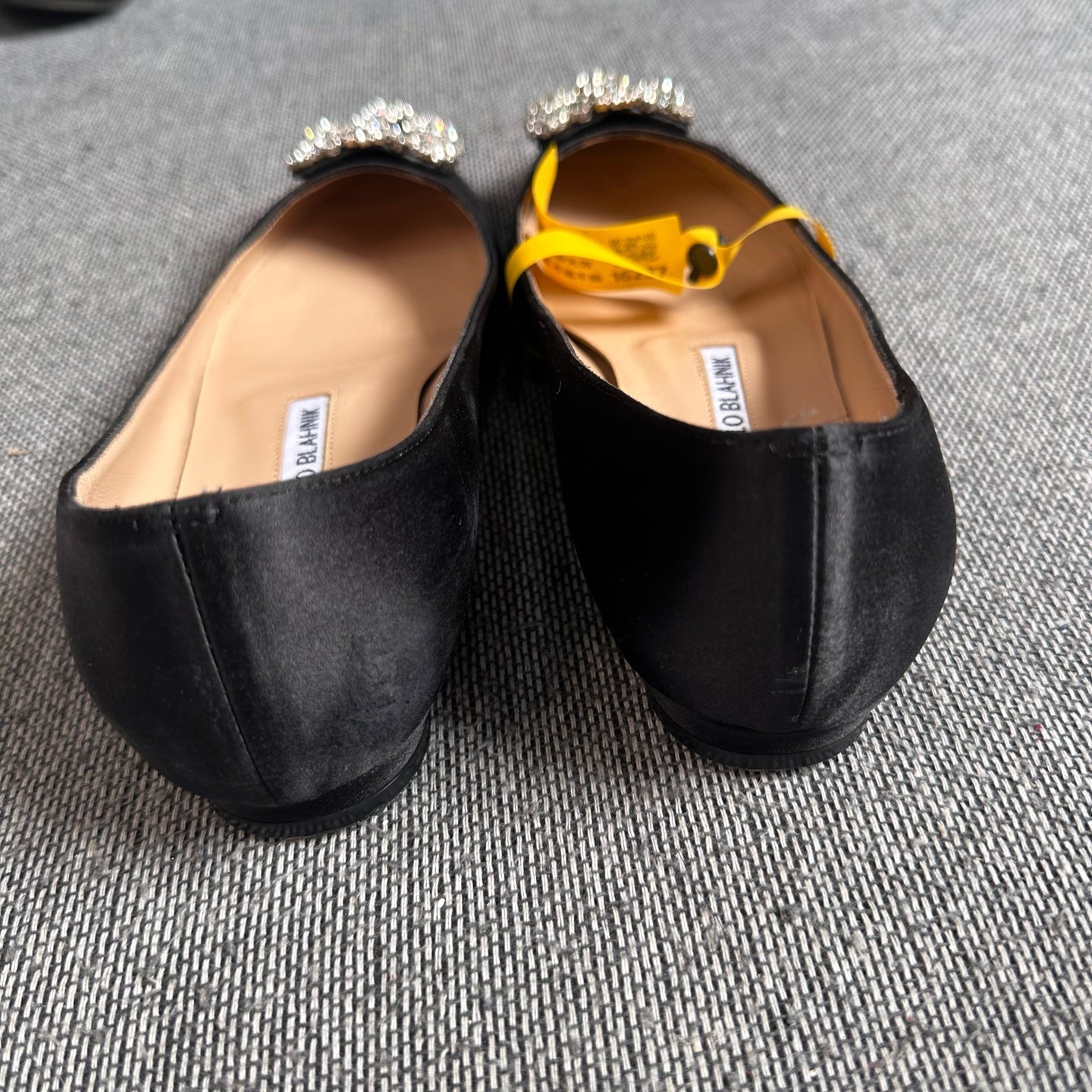 空白 Black Flat shoes