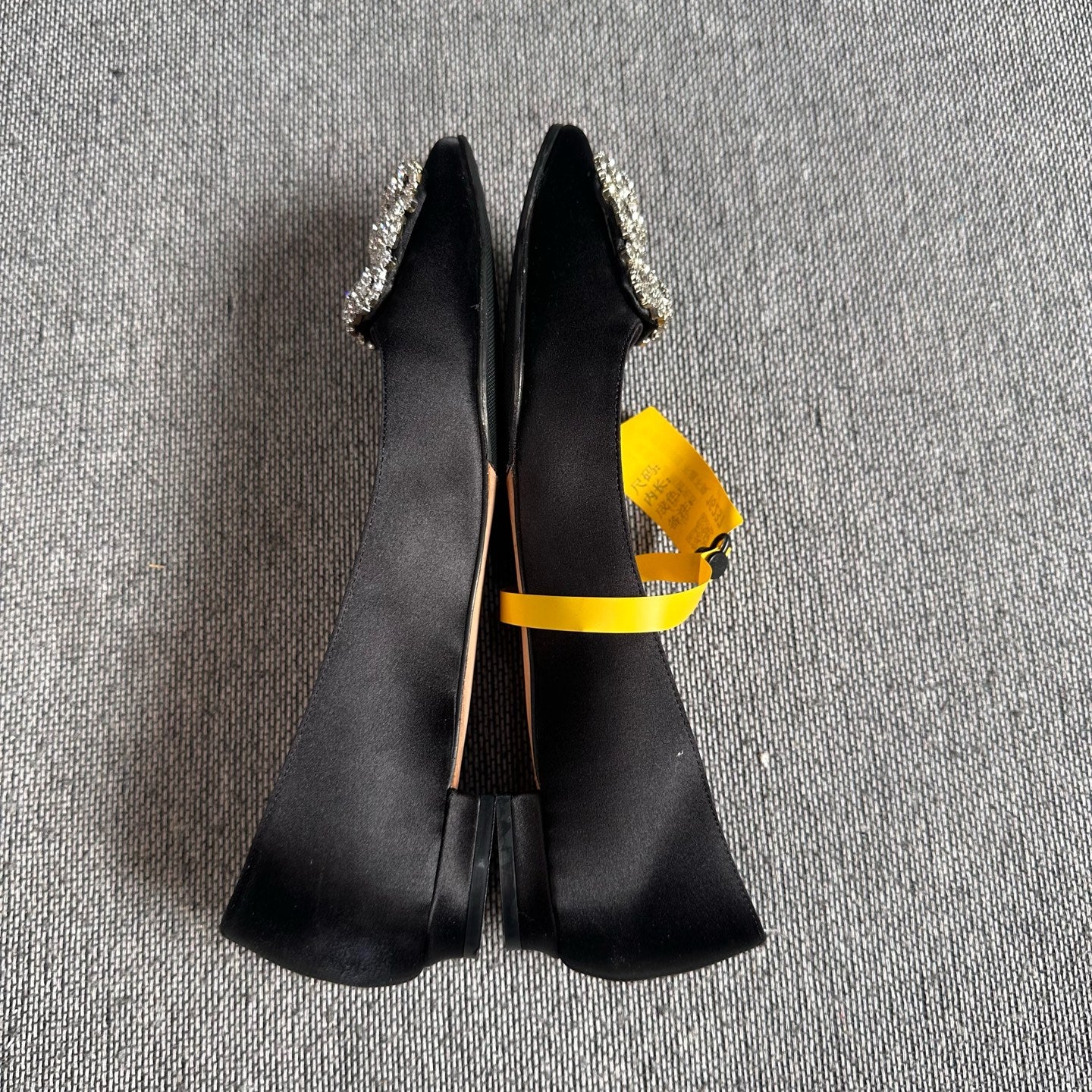 空白 Black Flat shoes