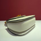 Gucci Gucci Bamboo 1947 Collection Small Bamboo-Handle Handbag White Crossbody 22 cm (width) x 14 cm (height) x 7 cm (depth) 863165AAGDM9250
