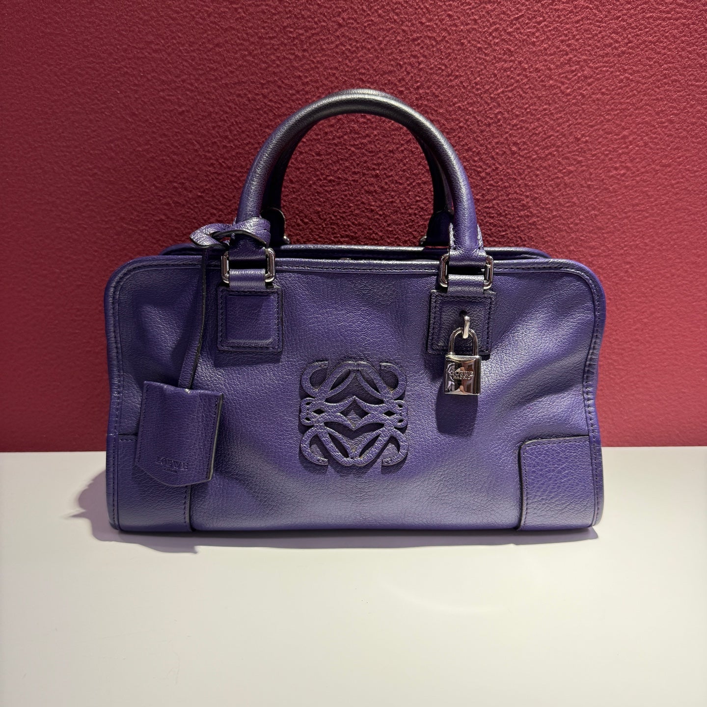 Loewe Purple Satchel