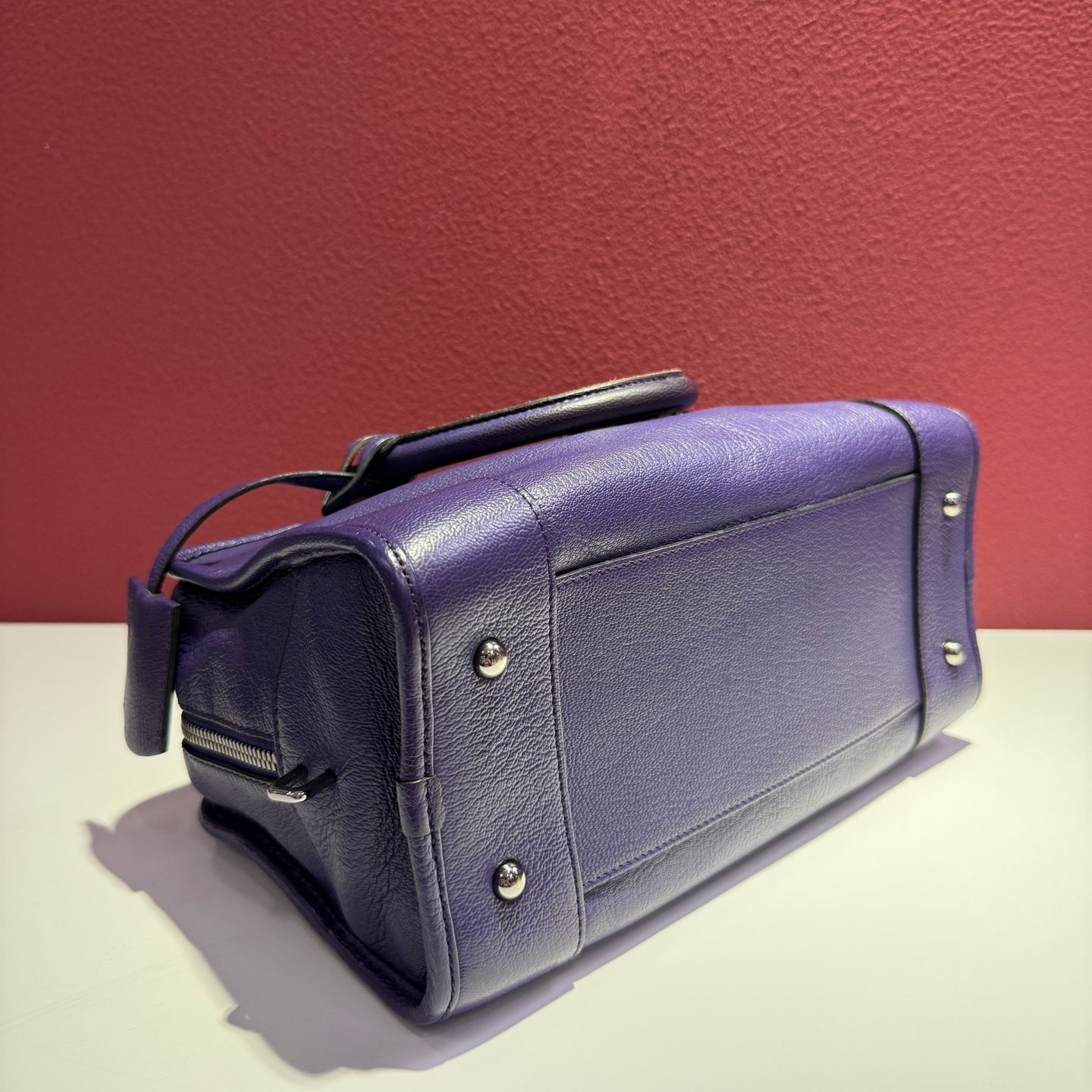 Loewe Purple Satchel