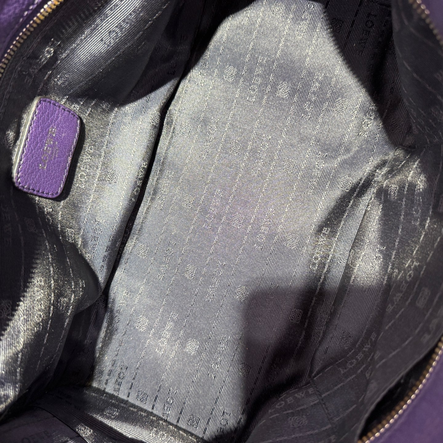 Loewe Purple Satchel