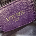 Loewe Purple Satchel