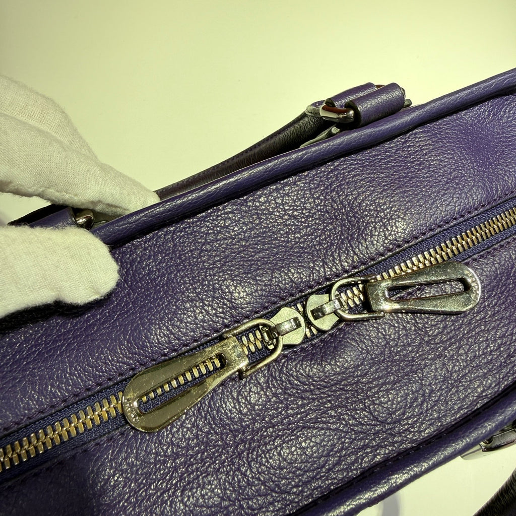 Loewe Purple Satchel