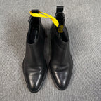 空白 Black Ankle boots