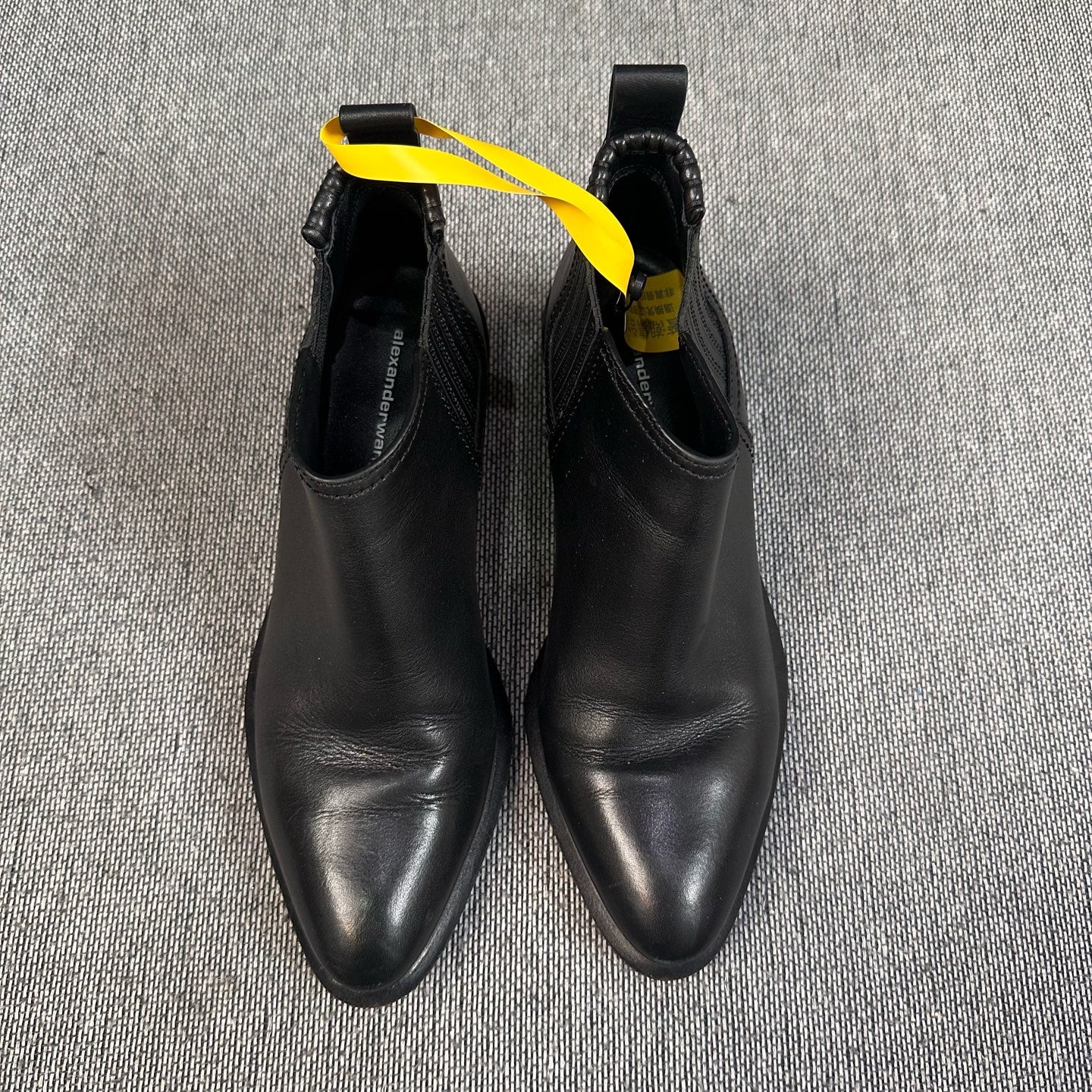 空白 Black Ankle boots