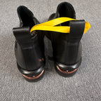空白 Black Ankle boots