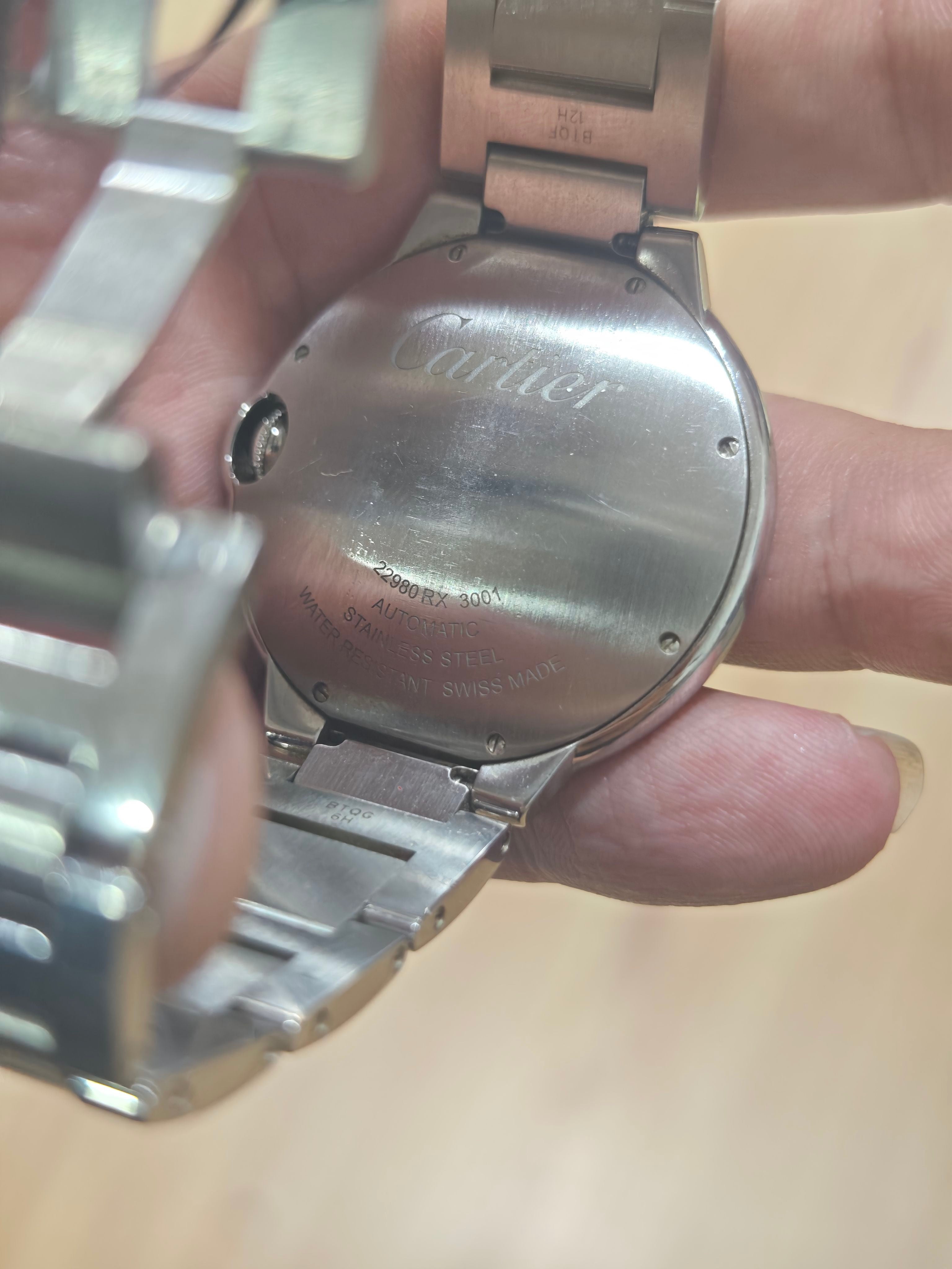 Cartier Blue balloon Automatic (self-winding) watch 42.1 millimeters W69012Z4