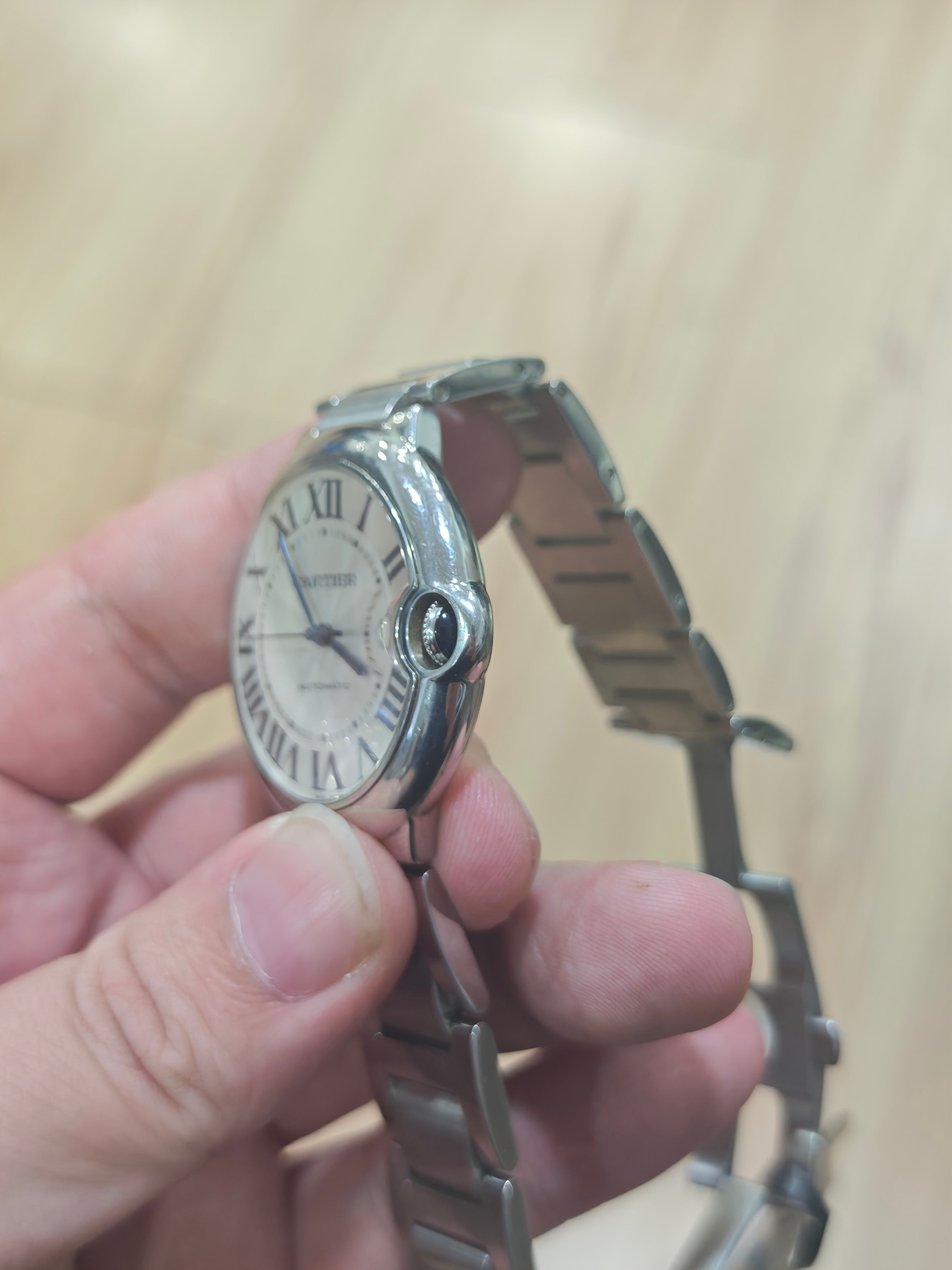 Cartier Blue balloon Automatic (self-winding) watch 42.1 millimeters W69012Z4