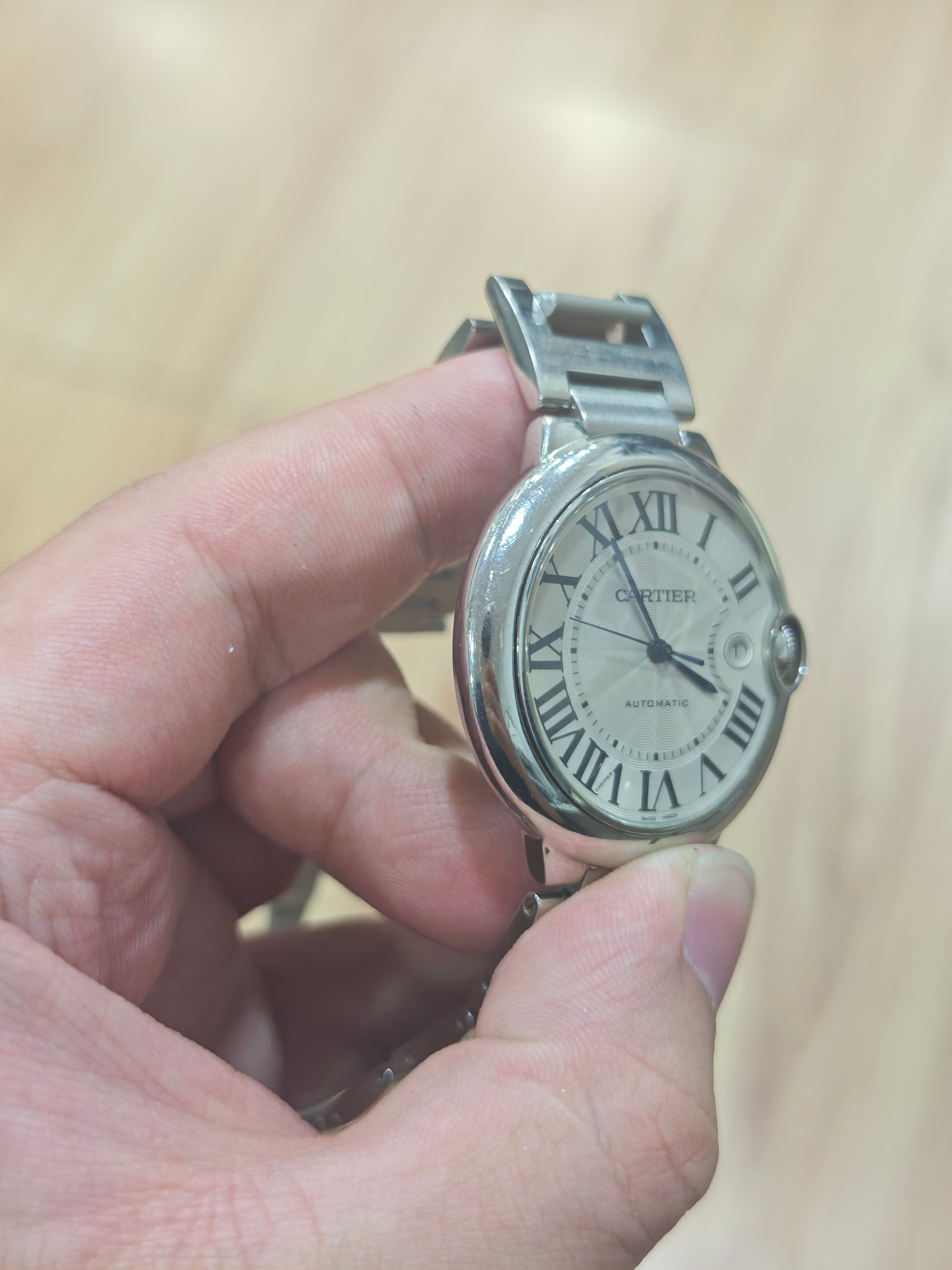 Cartier Blue balloon Automatic (self-winding) watch 42.1 millimeters W69012Z4