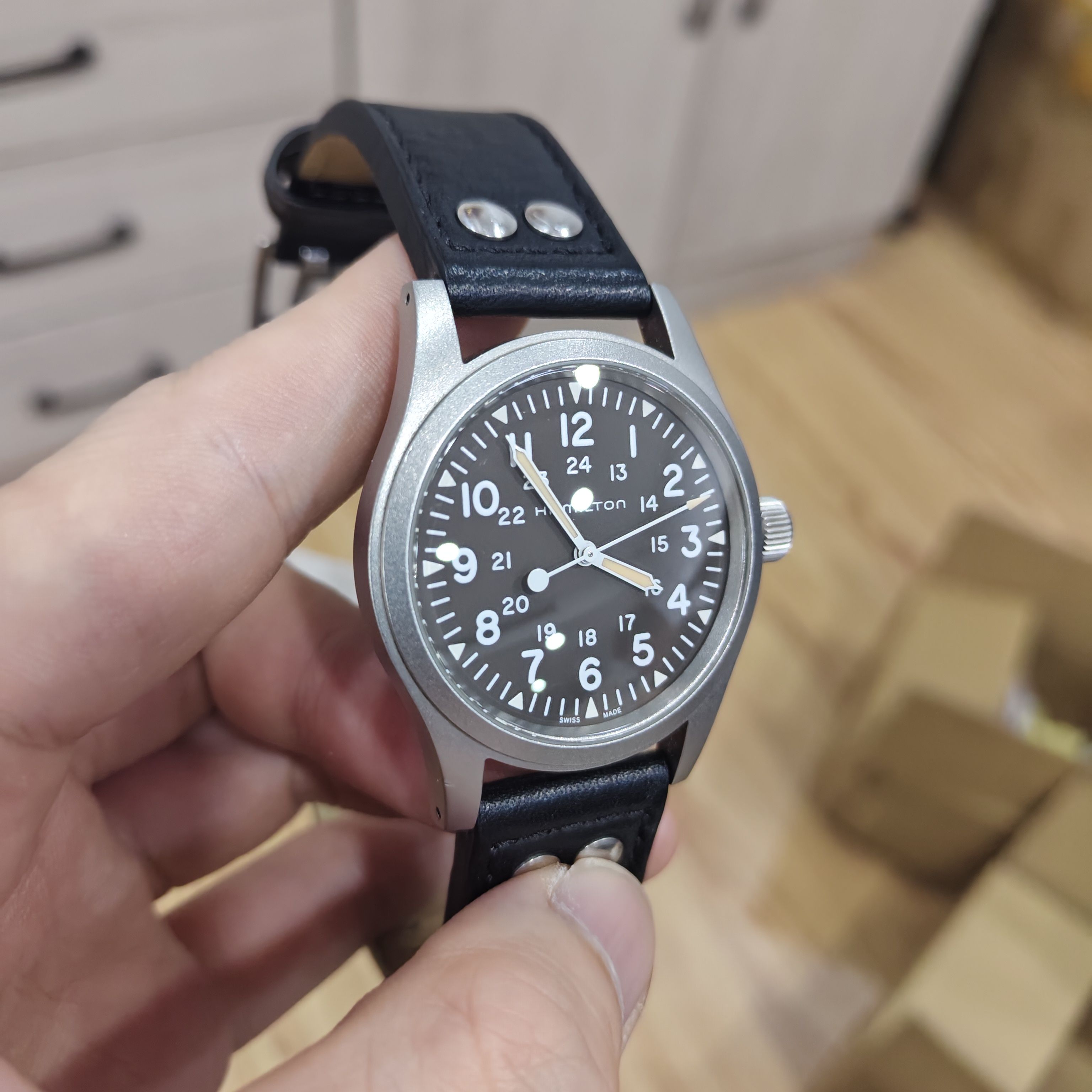 Hamilton Khaki Field Uniform 38 millimeters H69439901