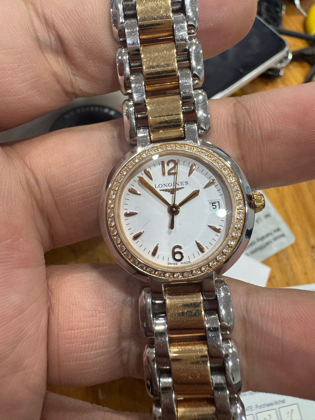Longines Elegance Automatic (self-winding) watch 26.5 millimeters L8.111.5.19.6
