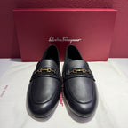 Salvatore Ferragamo Black Loafers