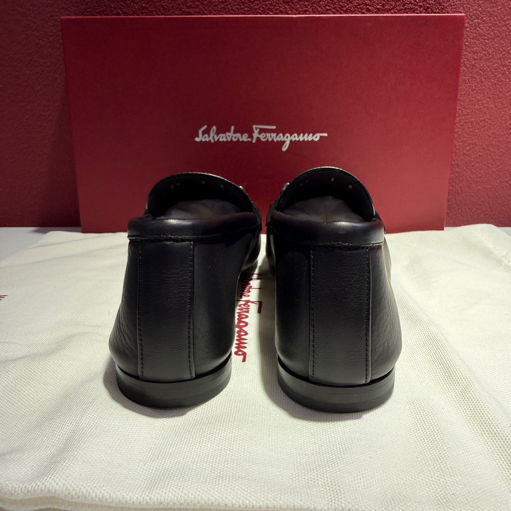 Salvatore Ferragamo Black Loafers