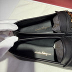 Salvatore Ferragamo Black Loafers