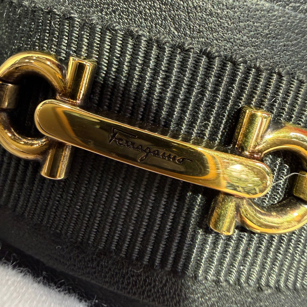 Salvatore Ferragamo Black Loafers