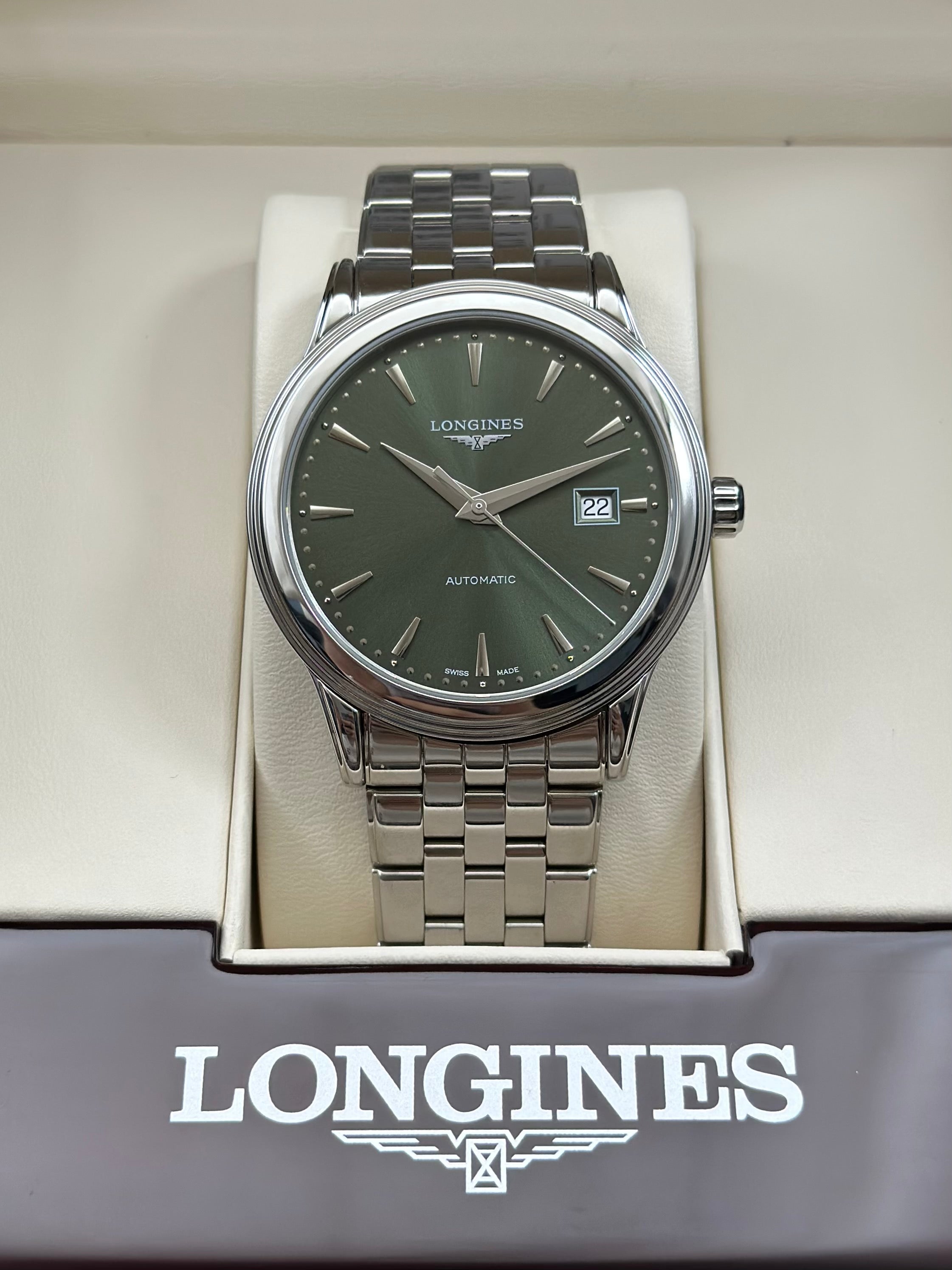 Longines Green Automatic (self-winding) watch