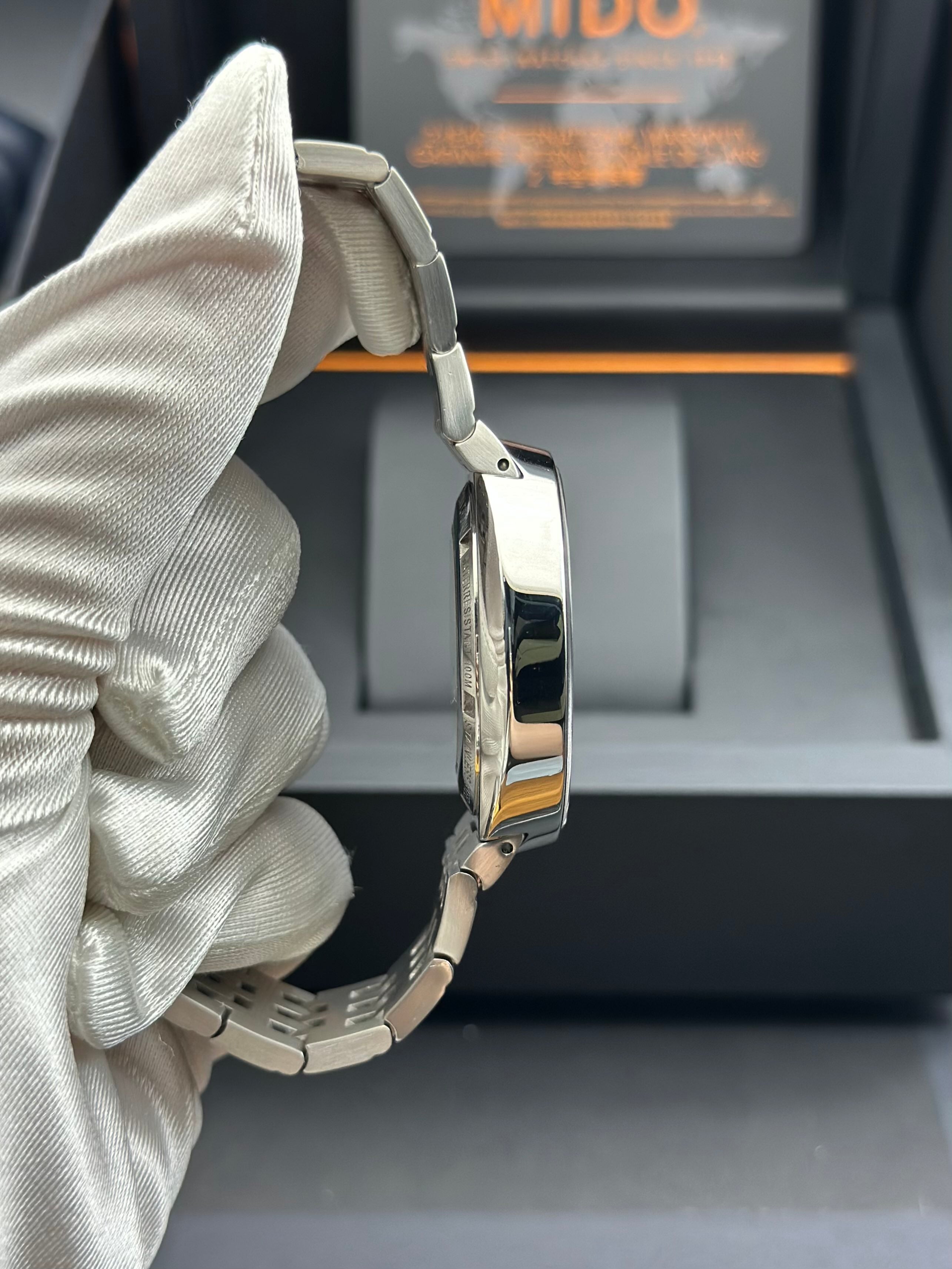 Mido Black Automatic (self-winding) watch