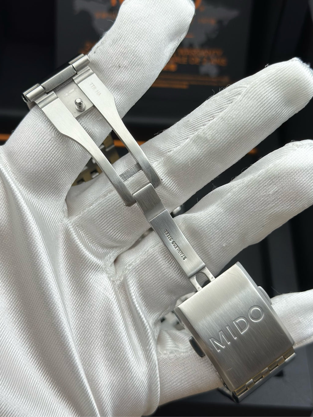 Mido Black Automatic (self-winding) watch