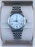 Longines White Automatic (self-winding) watch
