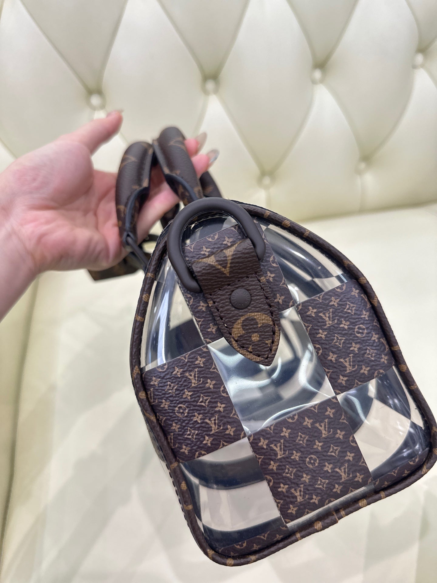 Louis Vuitton Polyvinyl chloride (PVC) Clear Crossbody