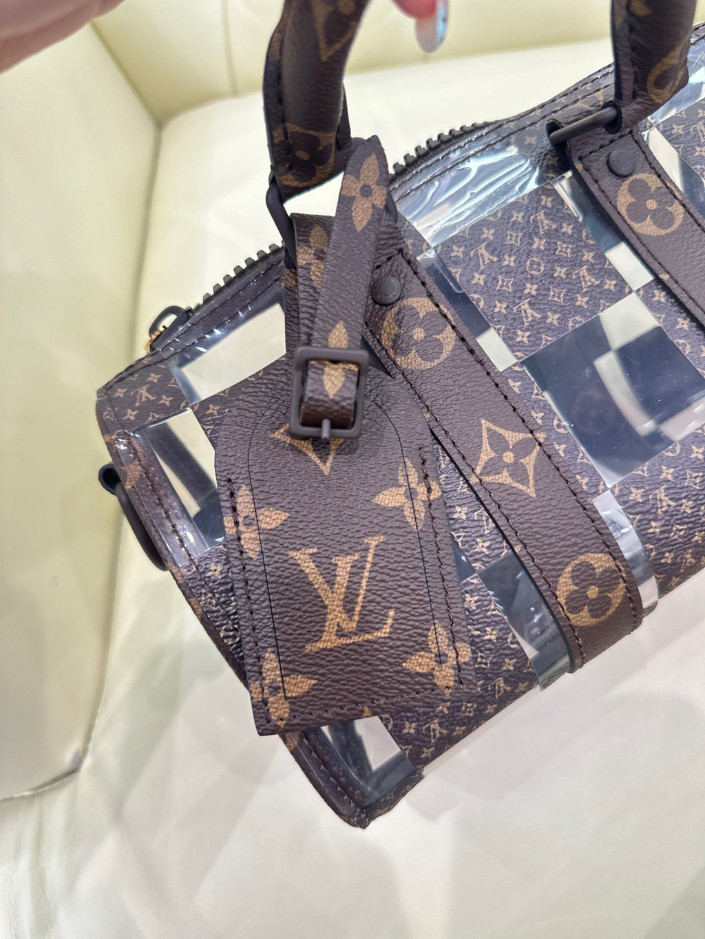 Louis Vuitton Polyvinyl chloride (PVC) Clear Crossbody