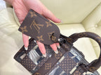 Louis Vuitton Polyvinyl chloride (PVC) Clear Crossbody
