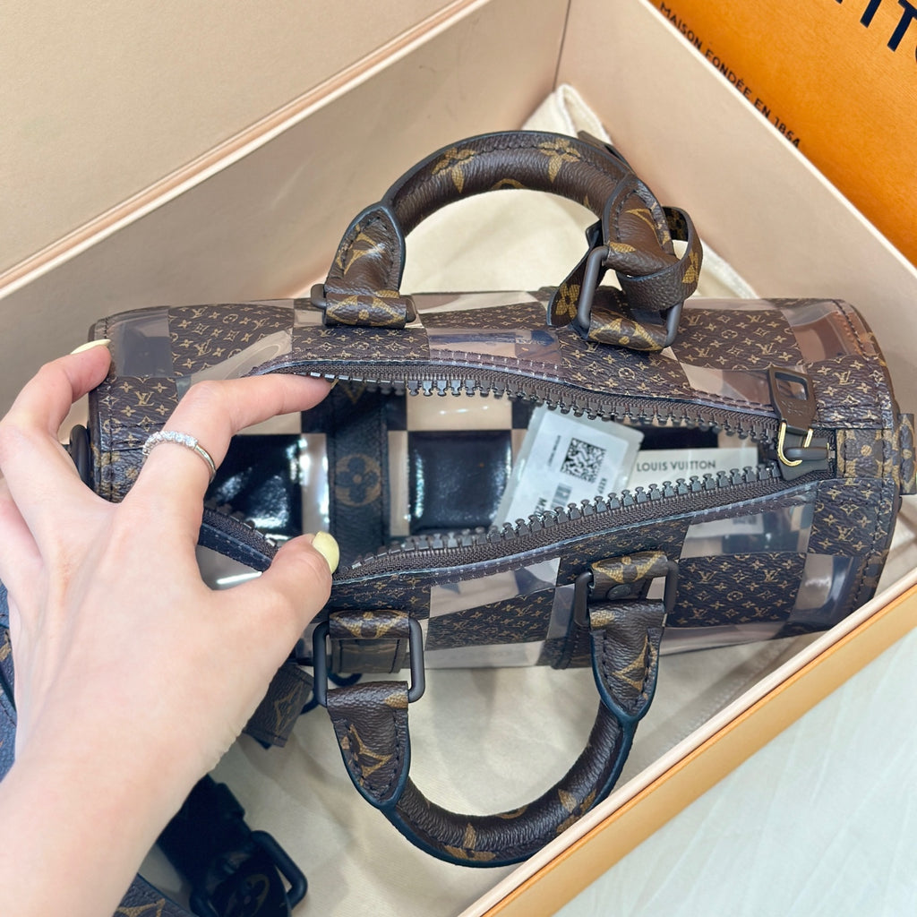 Louis Vuitton Polyvinyl chloride (PVC) Clear Crossbody