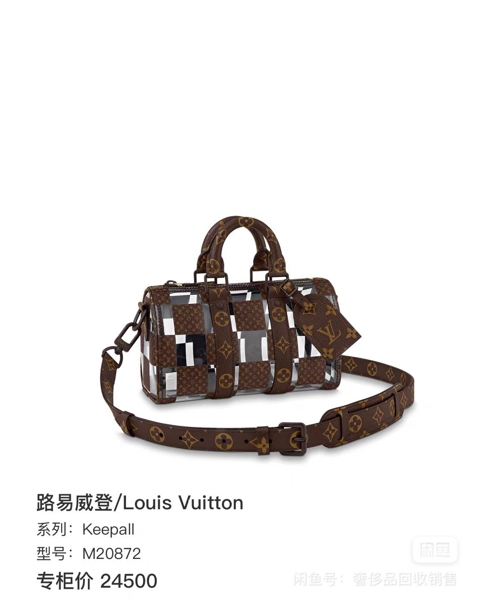 Louis Vuitton Polyvinyl chloride (PVC) Clear Crossbody