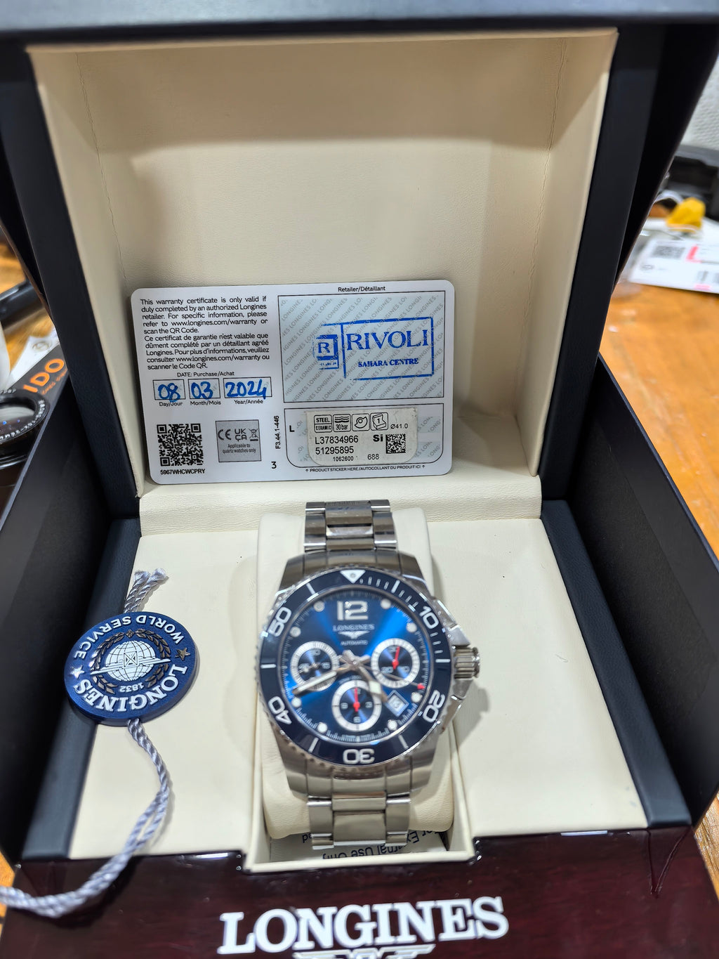 Longines Conquest Diving Series Mechanical watch 41.00mm L3.783.4.96.6