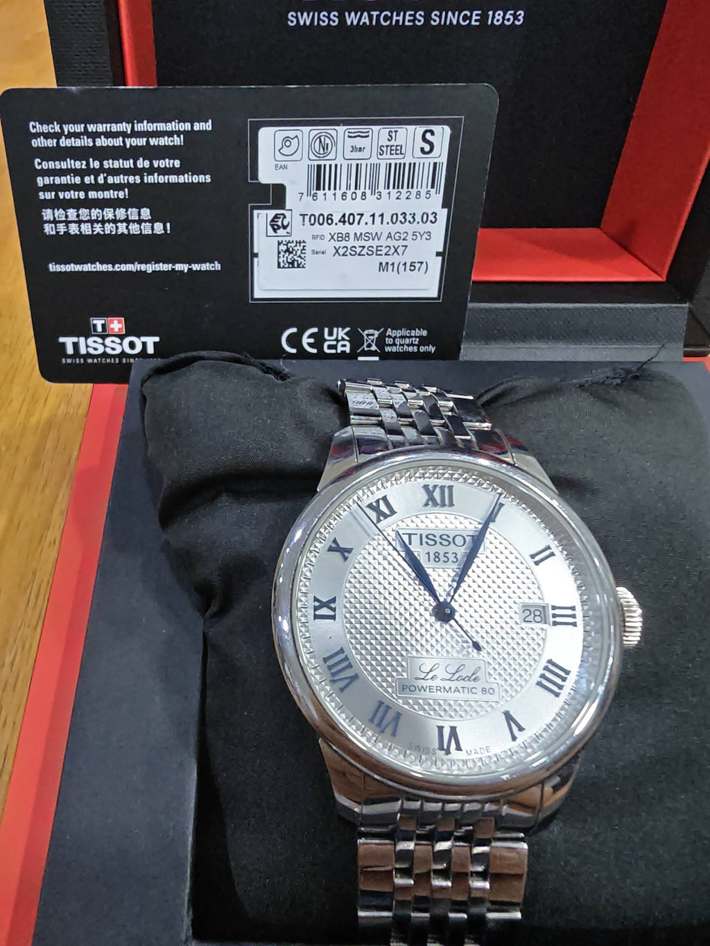 Tissot Tissot Le Locle Mechanical watch 39.30 × 39.30 T0064071103303