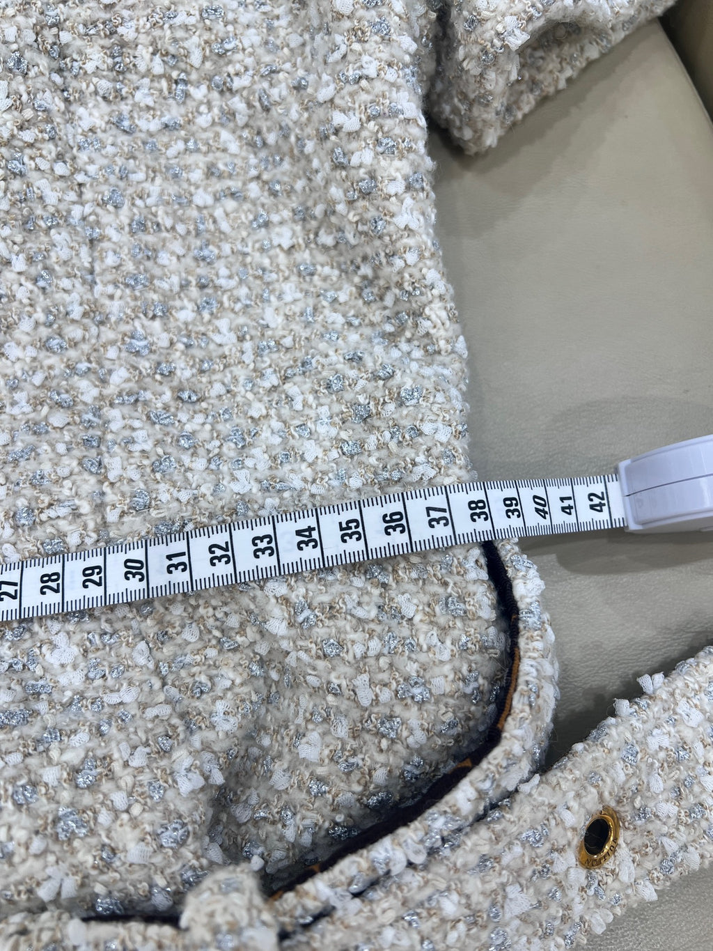 Louis Vuitton Tweed Dress 38