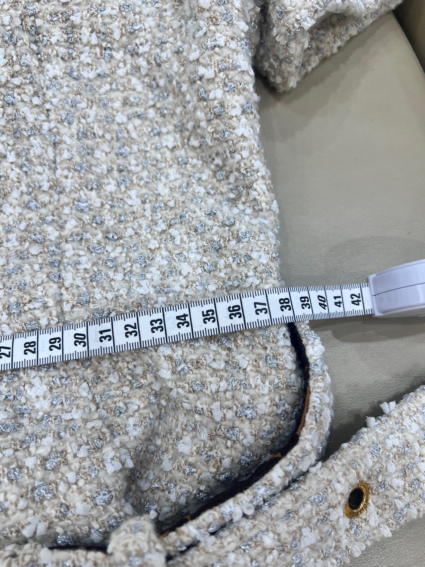 Louis Vuitton Tweed Dress 38