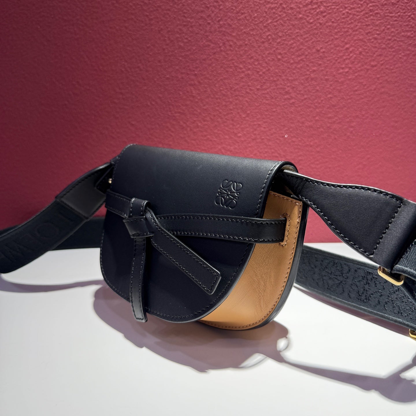 Loewe Black Saddle Bag
