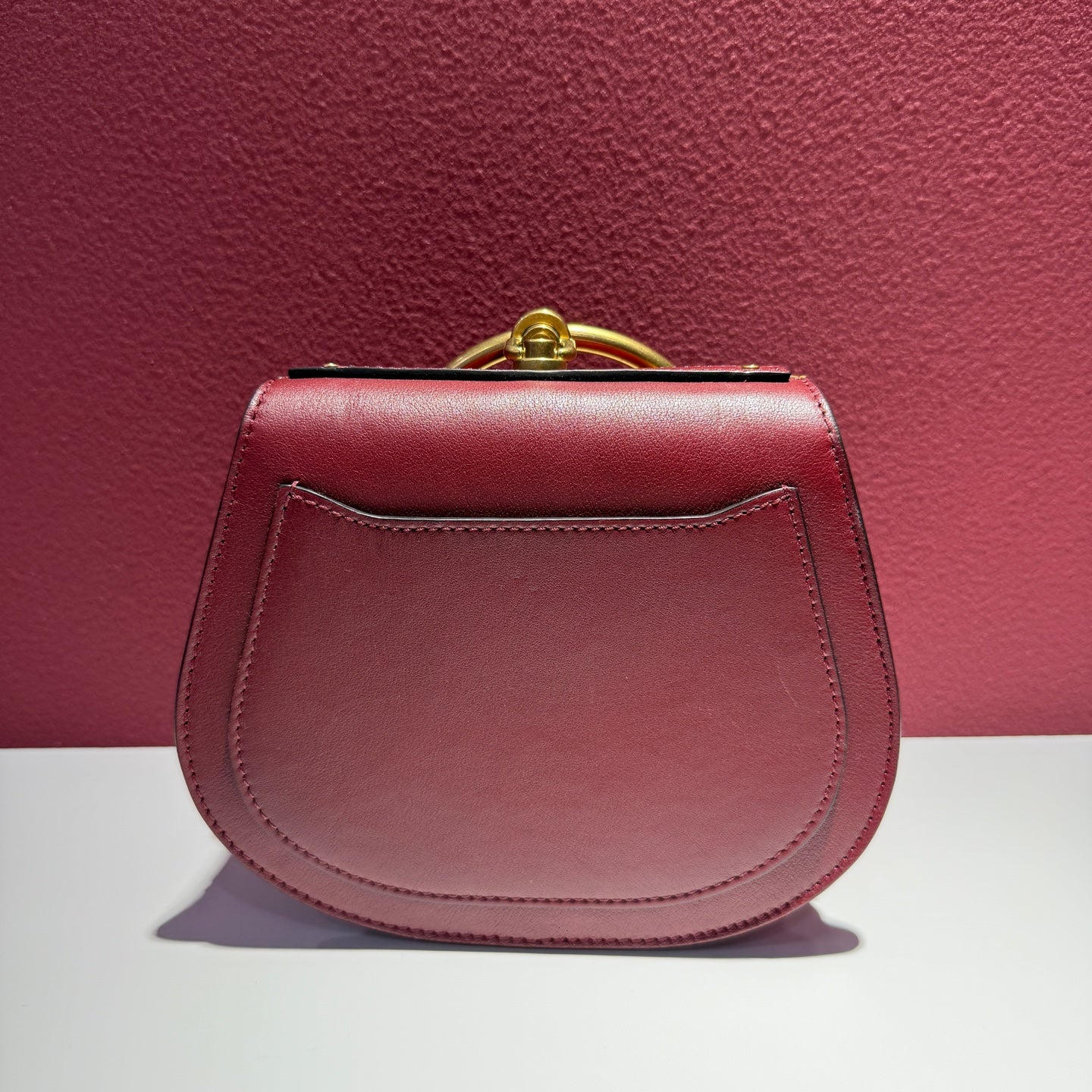 Chloe Alcantara Red Crossbody