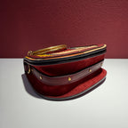Chloe Alcantara Red Crossbody