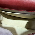 Chloe Alcantara Red Crossbody
