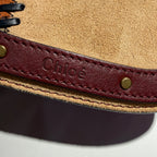 Chloe Alcantara Red Crossbody