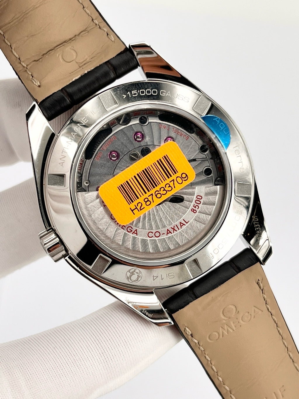 Omega White Automatic (self-winding) watch