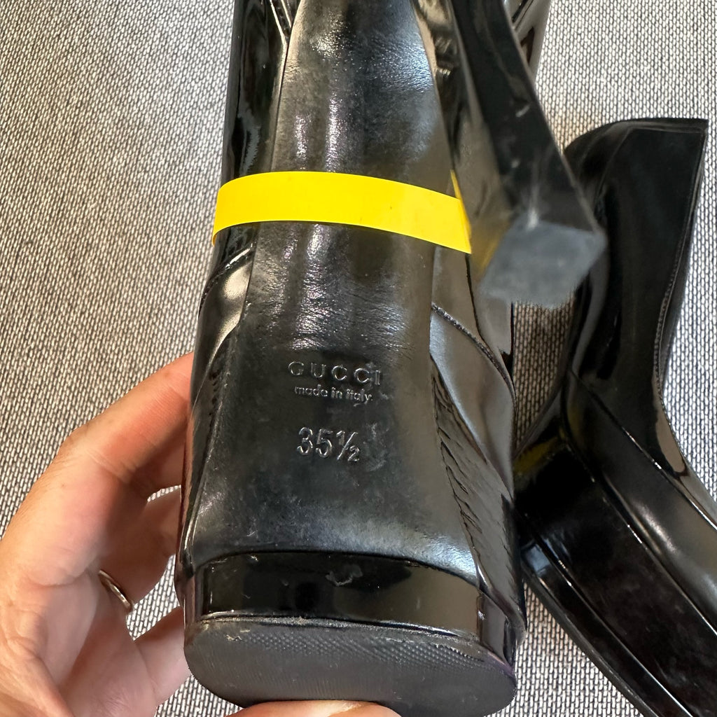 Gucci Black Platform pumps